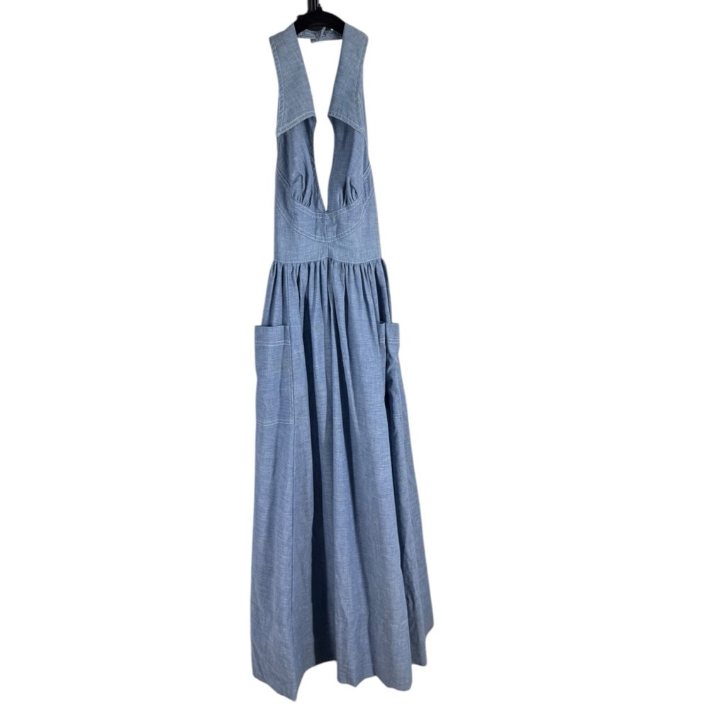 Vintage chambray full circle sundress Claribel’s closet small